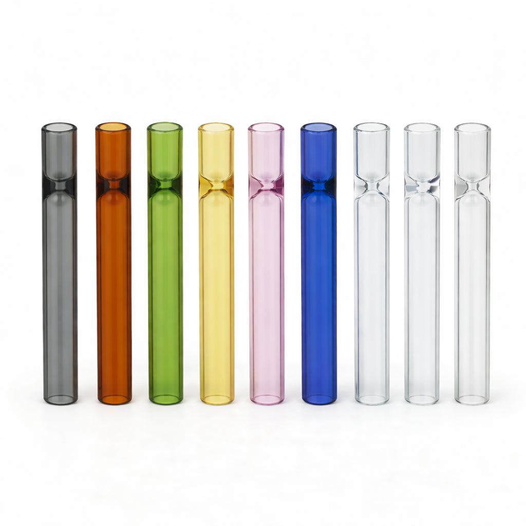 Borosilicate Glass Straight Tubes – 9PCS, 4 Inch Lab Glass Tubing, 12mm OD, 2mm Wall