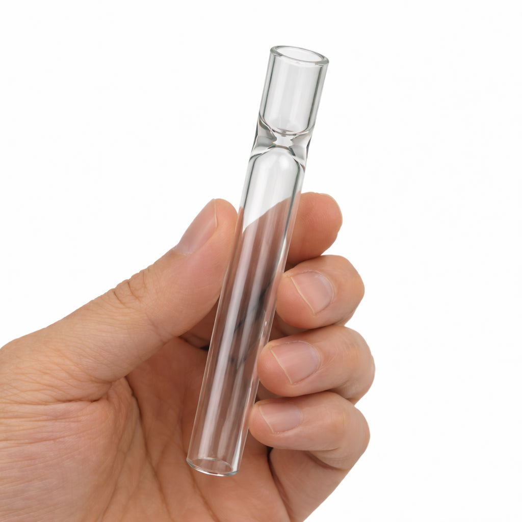 Borosilicate Glass Straight Tubes – 9PCS, 4 Inch Lab Glass Tubing, 12mm OD, 2mm Wall